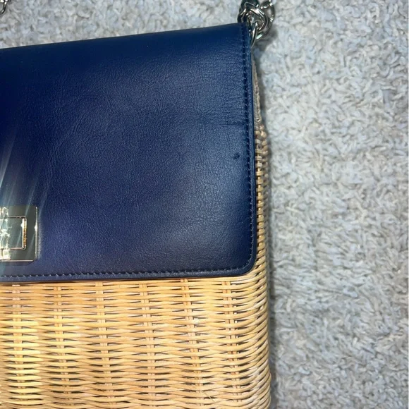 Talbots wicker shoulder bag purse spring bag NWT - Picture 7 of 10